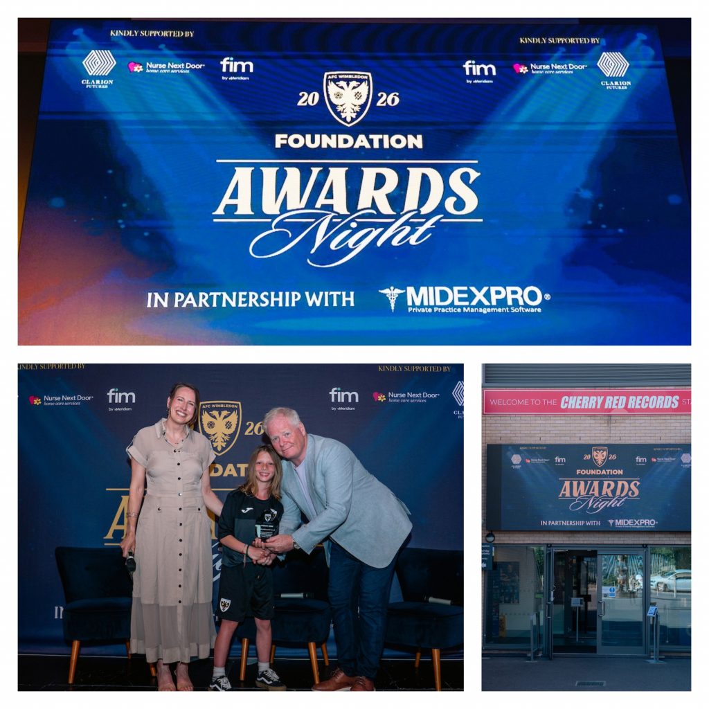 AFC Wimbledon Foundation Awards Collage