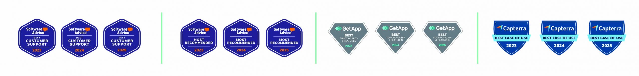 MidexPRO Capterra Awards 2025